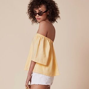 Reformation Off the Shoulder Top